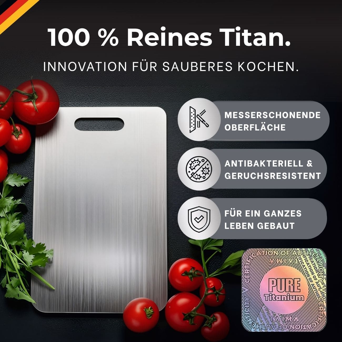 Nexo™ - 100 % Reines Titan - Schneidebrett - Nexo™