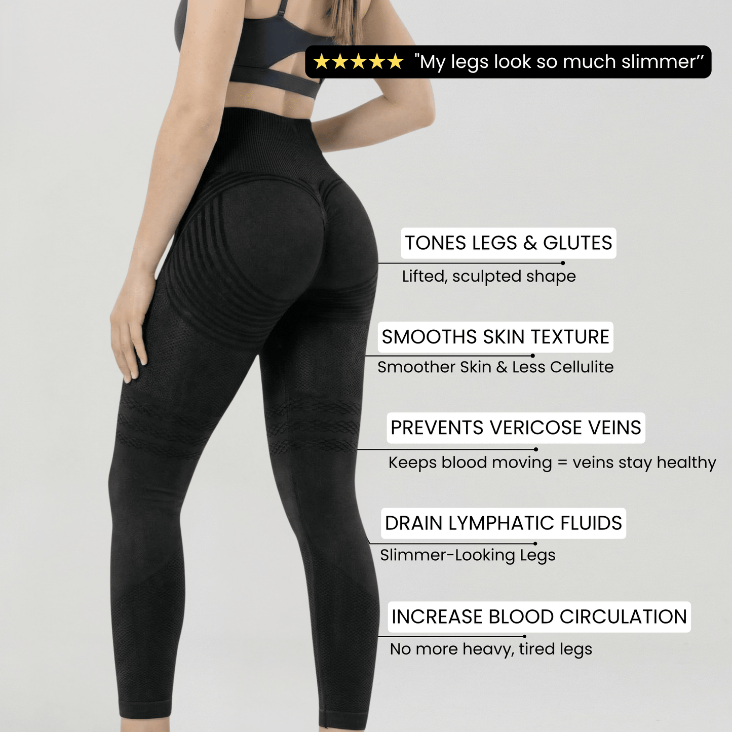 Lymphawave™ - Compression Lymphatic Drainage Leggings - Nexo™