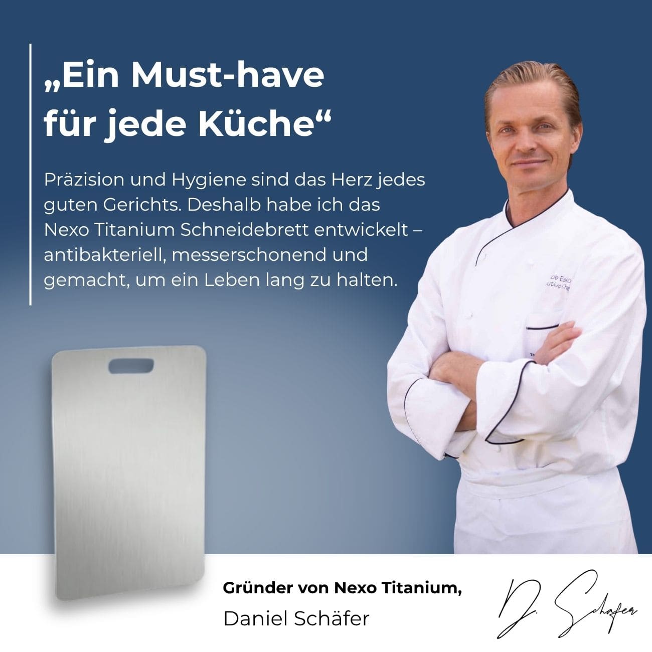 Nexo™ - 100 % Reines Titan - Schneidebrett - Nexo™