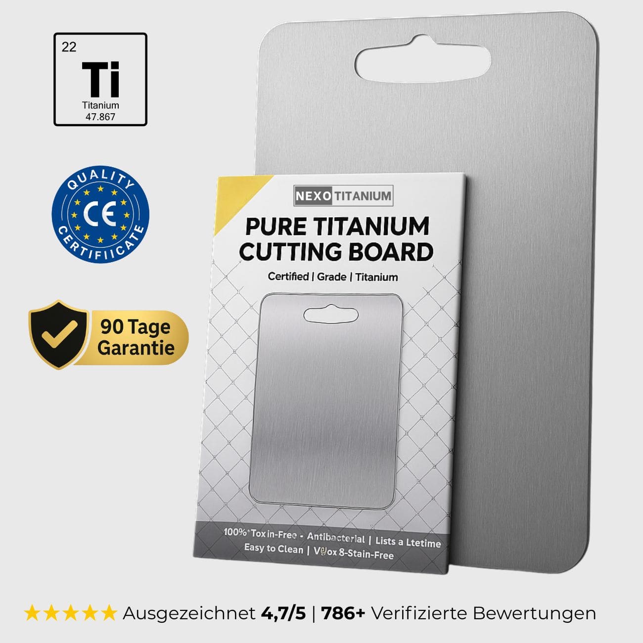 Nexo™ - 100 % Reines Titan - Schneidebrett - Nexo™